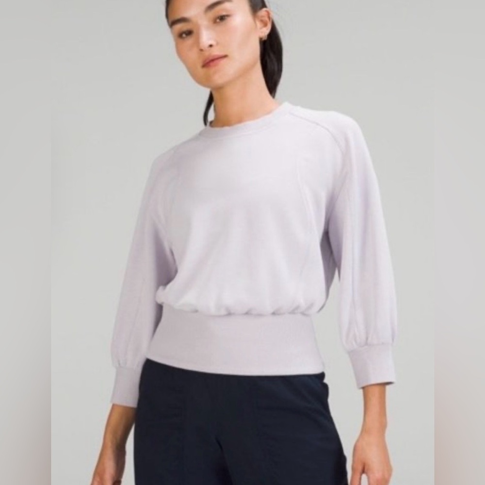 Lululemon soft stream light purple pullover